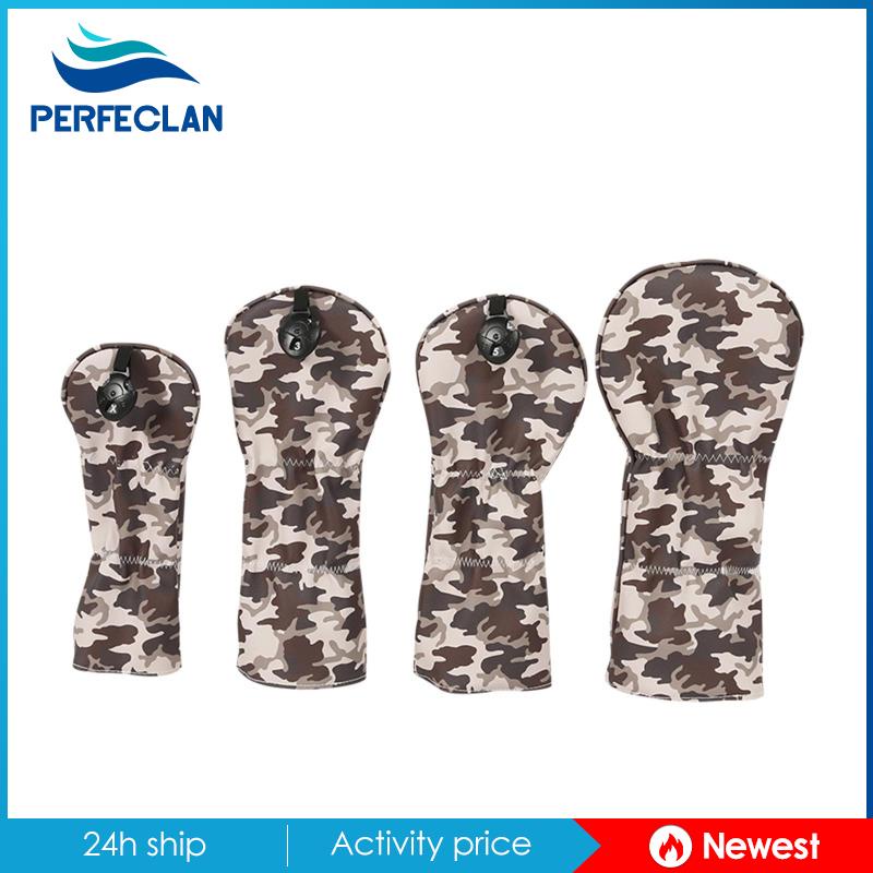 Set 4 Vỏ Bọc Đầu Gậy Đánh Golf Bằng Da Cho Nữ