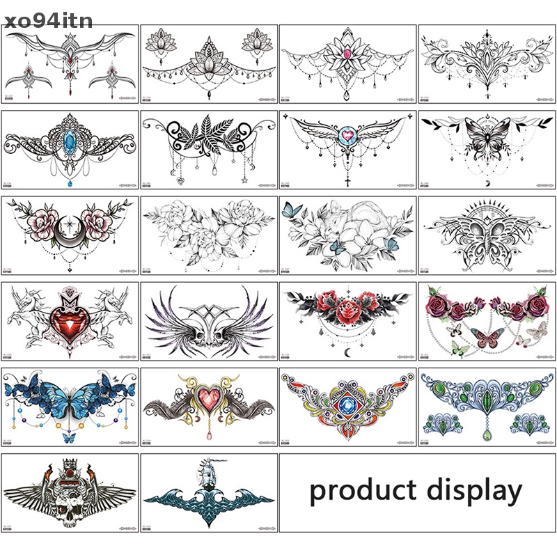 Hình Xăm Dán Tạm Thời Chống Nước Trang Trí Nghệ Thuật Cho Cơ Thể