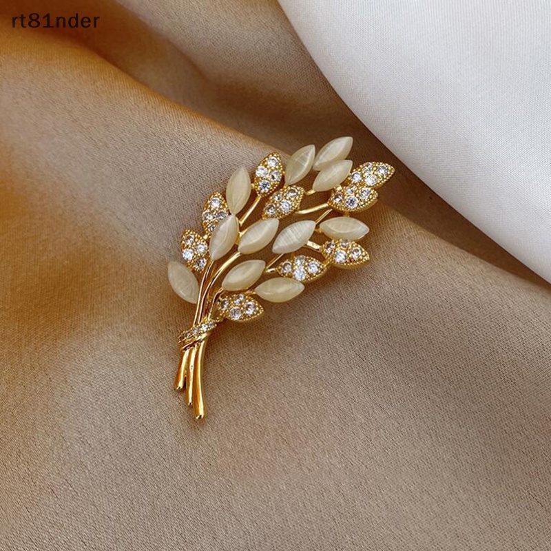 Ghim Cài Áo Hình Lúa Mạch Đính Đá Thời Trang Hàn Quốc