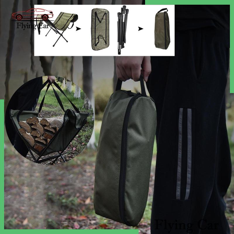 Túi Tote Gỗ Lửa Cỡ Lớn Đựng Củi Tiện Dụng Mang Theo Du Lịch Cắm Trại BBQ Lzdjfmy2