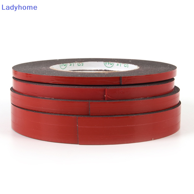 Cuộn Băng Keo Hai Mặt 10M Siêu Dính Màu Đỏ