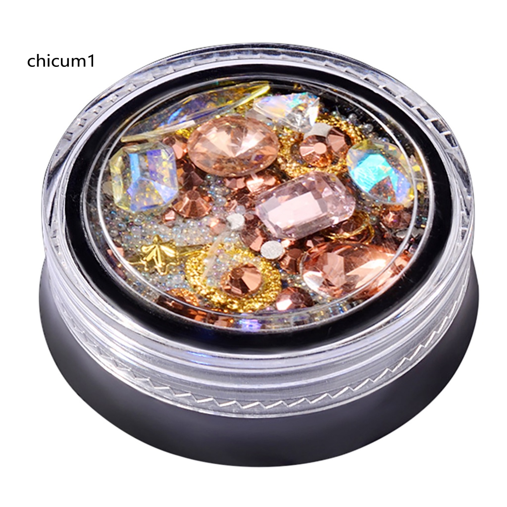 Hạt Đá 3D Nhiều Màu Đính Móng Nghệ Thuật