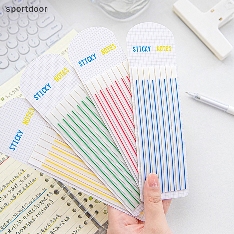 [sportoutdoor] Set 160 Tờ Giấy Ghi Chú Trong Suốt Chống Nước Dạ Quang Cho Văn Phòng Trường Học [out]