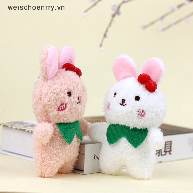 Móc Khóa Hình Thỏ Nhồi Bông Hoạt Hình Đáng Yêu
