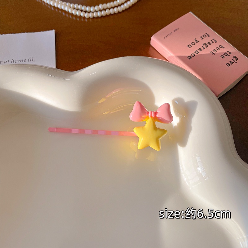 Kẹp Tóc Hình Ngôi Sao / Nơ / Trái Tim Ngọt Ngào Cho Nữ