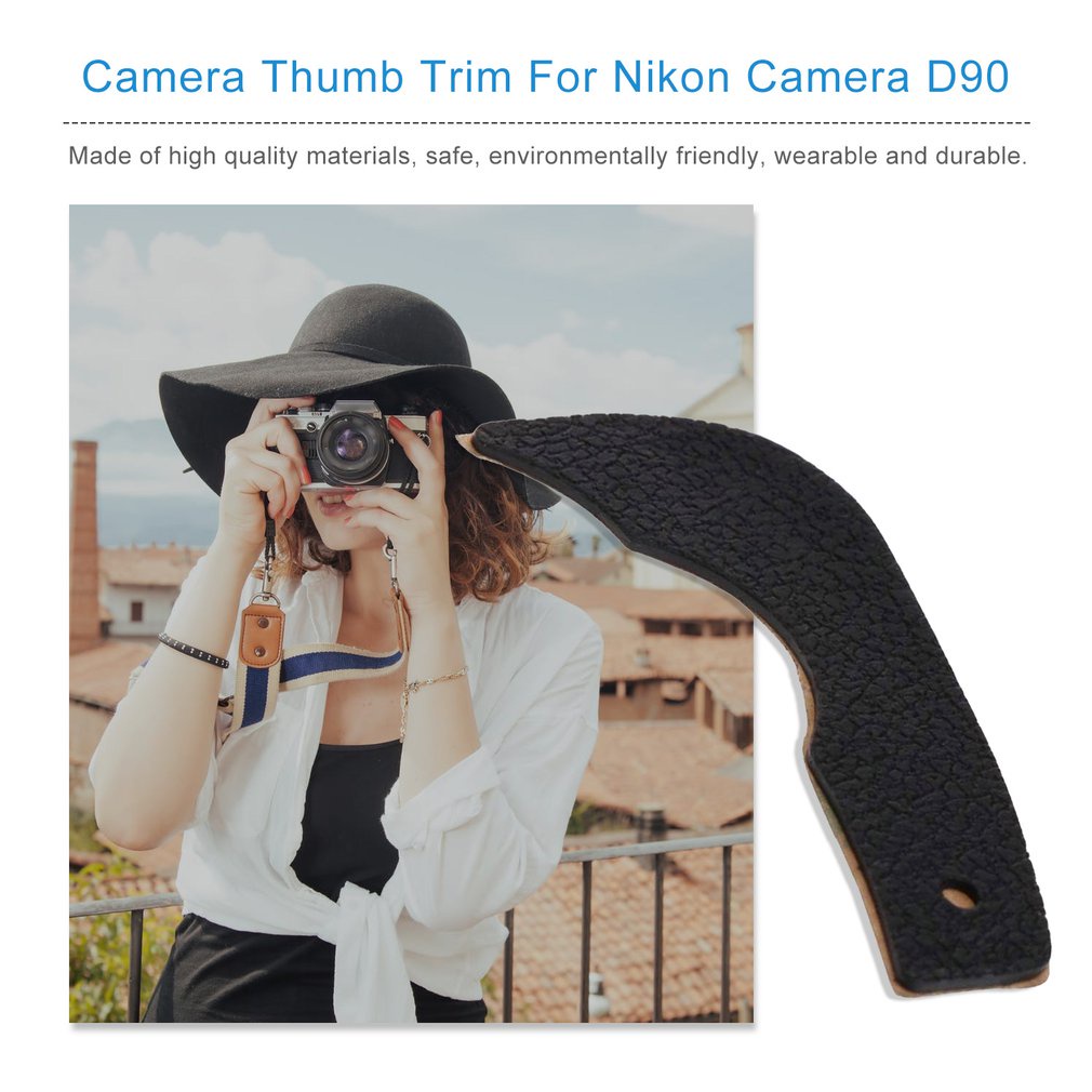 Portable Back Thumb Grip Rubber Cover Part For Nikon D90 Dslr+Tape Camera Repair Replacement Unit [Q/3]