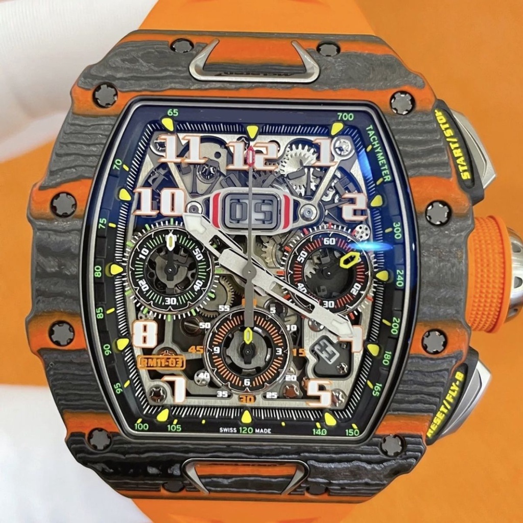 Đồng Hồ Cơ RM Miller Tourbillon Phong Cách Hàn Quốc Cho Nam