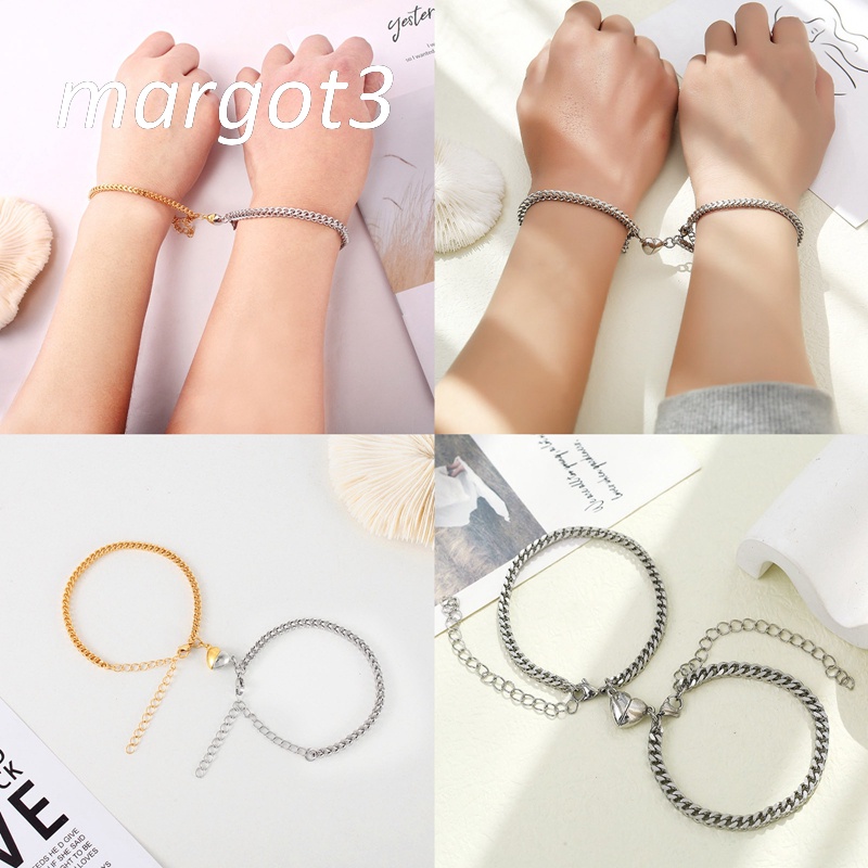 1 Cặp Vòng Đeo Tay Nam Châm Sáng Tạo Cho Cặp Đôi