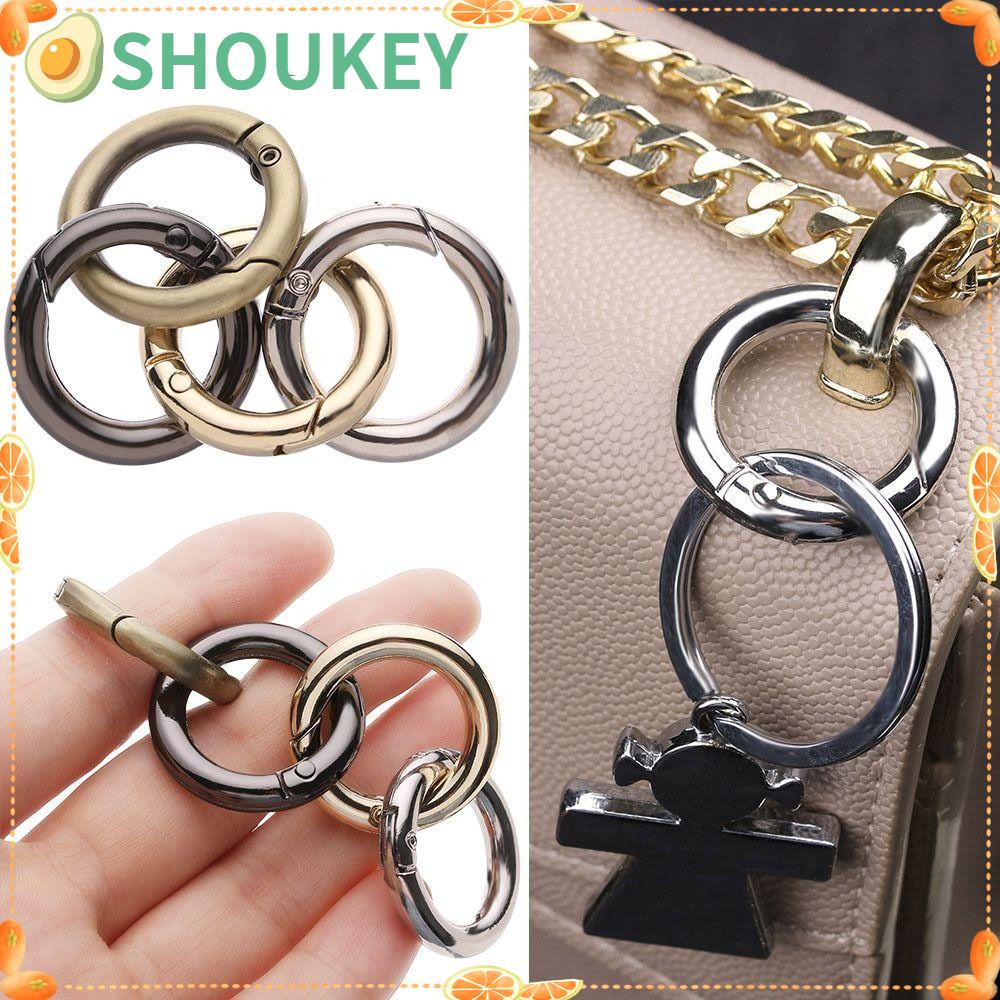 Set 4 Khóa Tròn Mạ 12mm Chuyên Dụng Cho Túi Xách