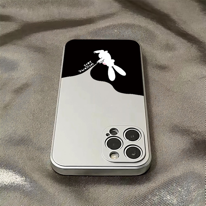 Ốp Điện Thoại Silicon TPU Mềm Mạ Điện Dễ Thương Chống Sốc Cho IPhone 14 13 12 Pro Max Casing 11 XS XR X 8 + 7 6S Plus