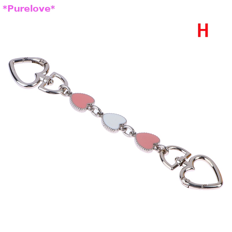 Dây Xích Nối Dài Túi Xách Hình Trái Tim DIY Mới