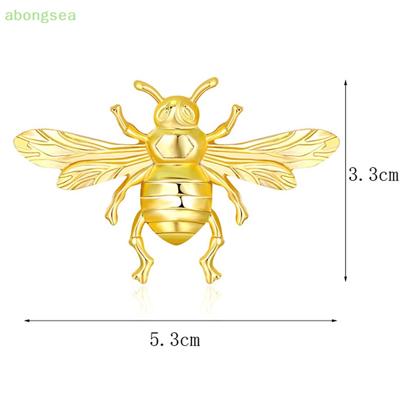 Ghim Cài Áo Hình Con Ong Bằng Hợp Kim Phong Cách Retro