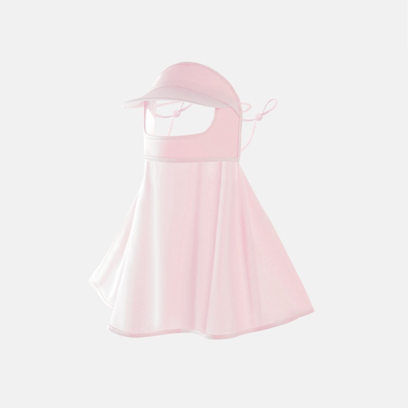 Ygt Khẩu Trang Chống Nắng Bằng Lụa Lạnh Thoáng Khí Nhanh Khô Chống Tia UV Có Móc Tai Bảo Vệ Cổ Cho Nữ