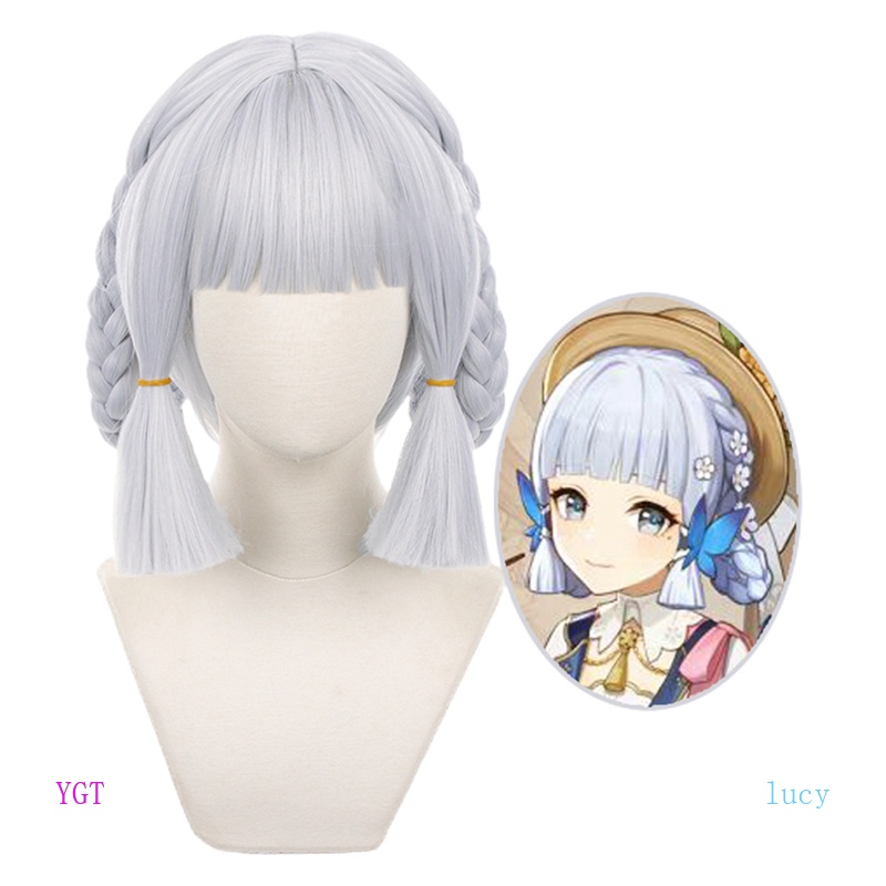 Tóc Giả YGT Kamisato Ayaka Hóa Trang Nhân Vật DokiDoki