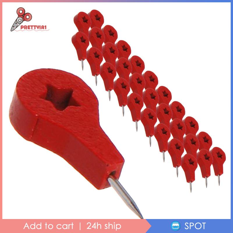 [Prettyia1] Set 30 Nút Bần Nhấn Cái Chuyên Dụng Cho Tường Thủ Công