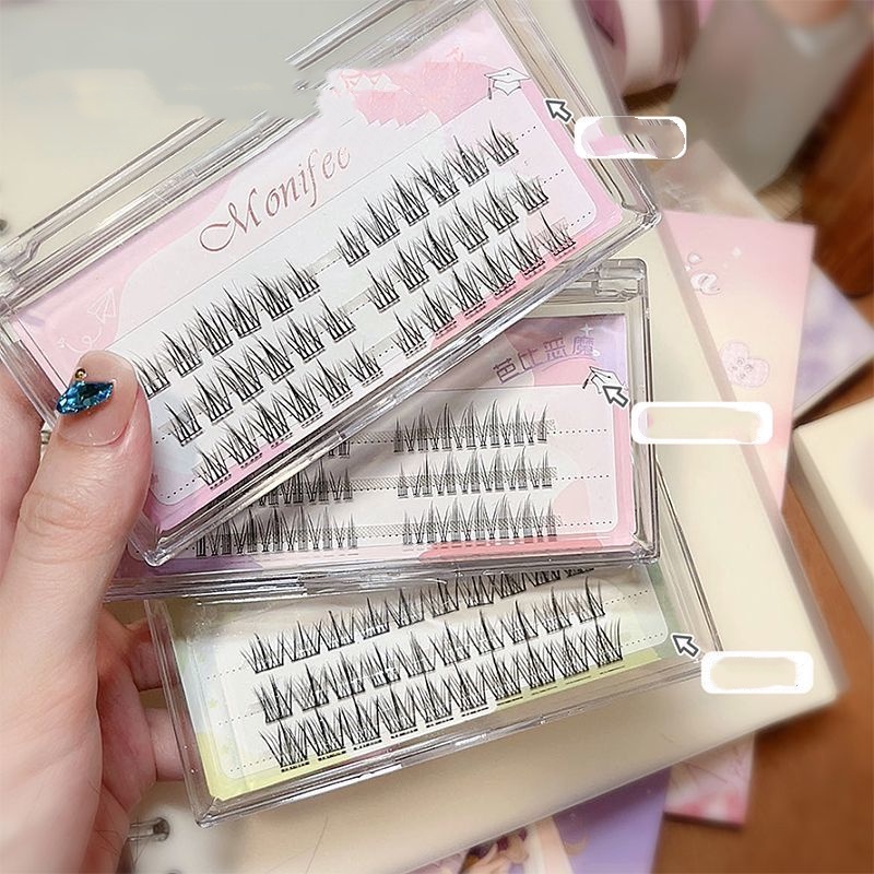 Monifee Lông Mi Giả Tự Nhiên Họa Tiết Hoạt Hình Xinh Xắn