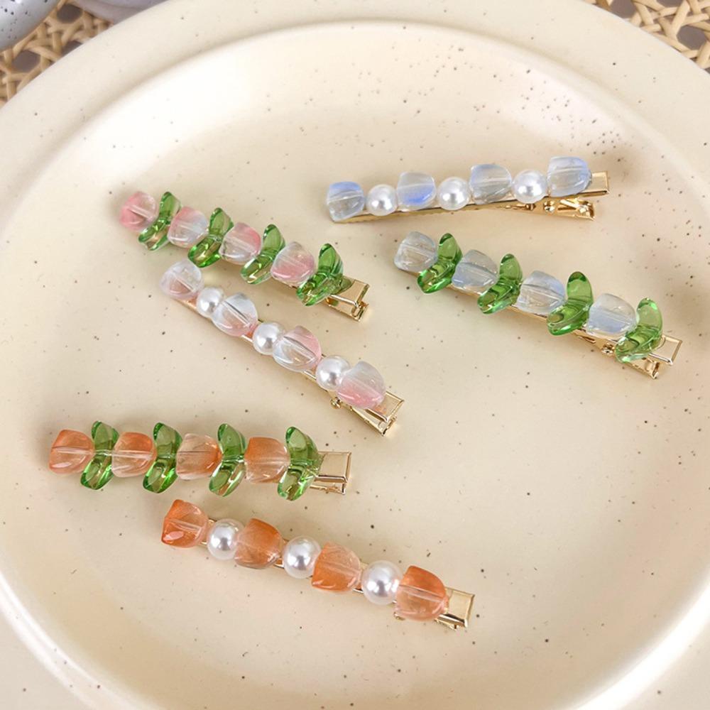 Kẹp Tóc Hình Hoa Tulip Bằng Nhựa Resin Sáng Tạo Thời Trang Cho Nữ
