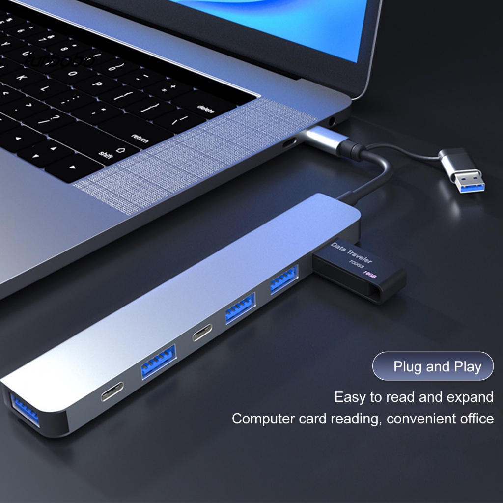 Đế Tản Nhiệt 7 Trong 1 Cổng USB Type C Cho Laptop