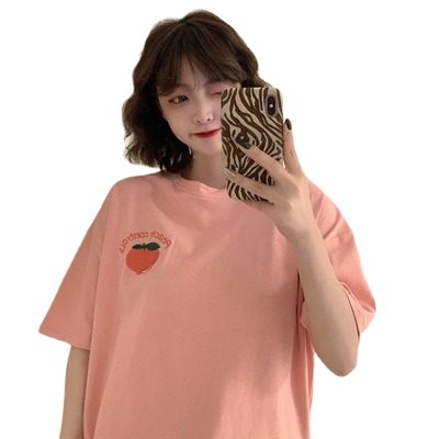 Áo Thun Nữ Tay Ngắn Dáng Rộng Phong Cách Hàn Quốc