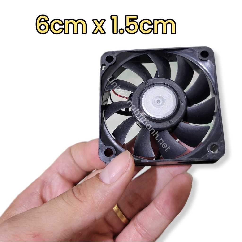 QUẠT TẢN NHIỆT 6CM X 1.5CM 12V THÁO MÁY NIDEC