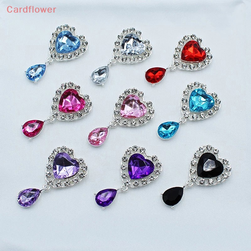 Phụ Kiện Cài Áo Hình Trái Tim Bằng Kim Loại 25X45MM Mới