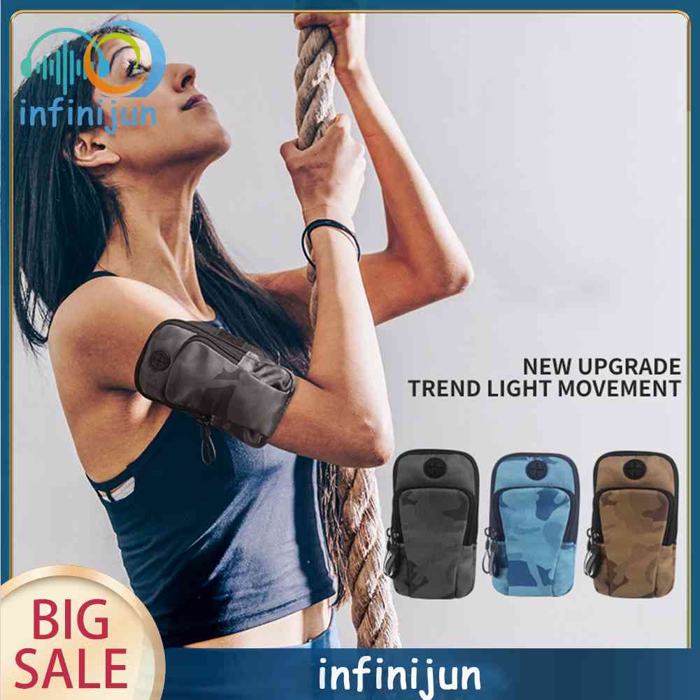 Túi Đựng Điện Thoại Đeo Cánh Tay Co Giãn Chống Thấm Nước Chống Trộm Tiện Dụng