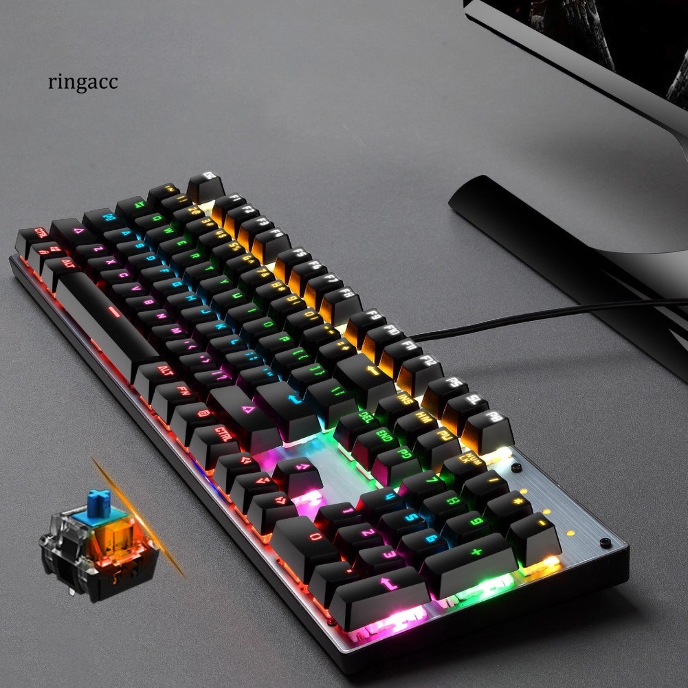 Bàn PhíM Cơ Gaming RGA G30 Có Dây, ChốNg CháY TíCh HợP Led NềN