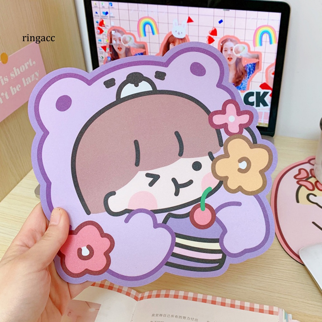 Tấm Lót Chuột RGA Họa Tiết Hoạt Hình Dễ Thương Tiện Dụng Mang Theo Du Lịch