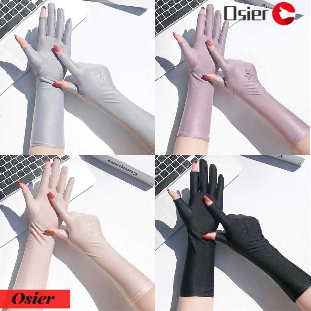 Găng Tay Chống Nắng Chống Trượt Dài Trung Bình 1 Món Thời Trang Xuân Hè