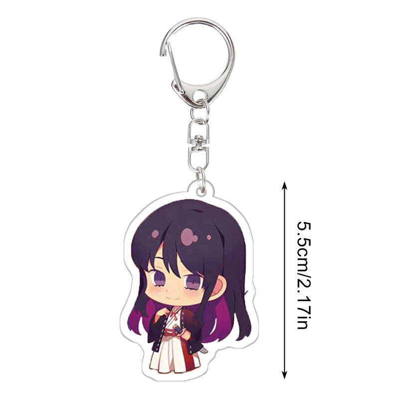 Ygt Móc Khóa Hoạt Hình Jigoku Raku Gabimaru Yuzuriha Aza Chobei Amada Asaemon Bằng Acrylic