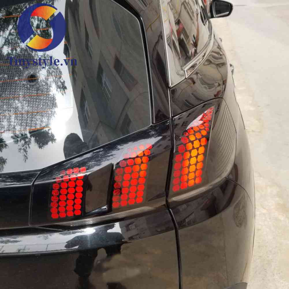 Vỏ Bọc Đèn Đuôi Xe Hơi Họa Tiết Tổ Ong Độc Đáo DIY