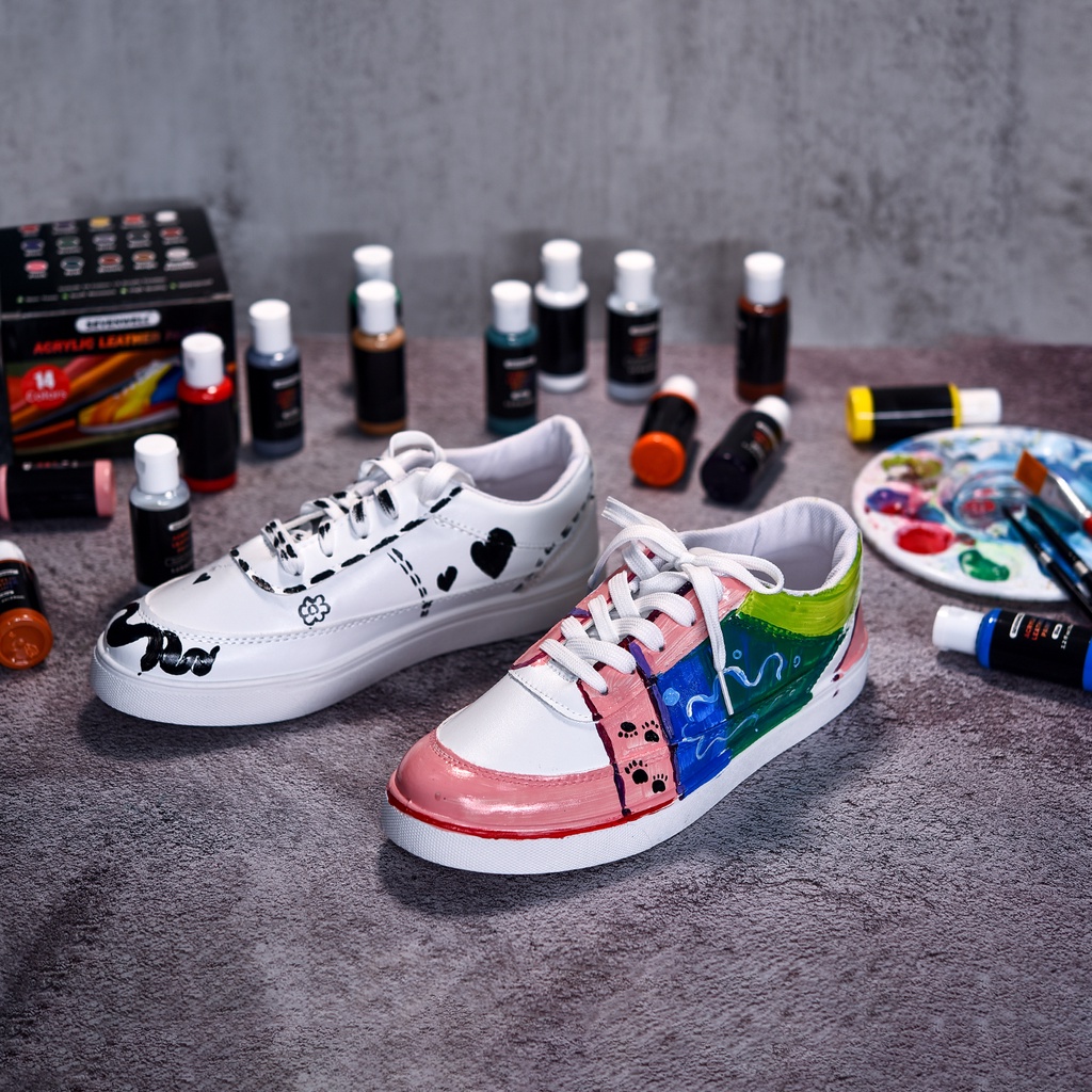 30ml da sửa chữa sơn DIY Pigment giày thể thao sofa jacket túi ví cho ghế xe da tân trang