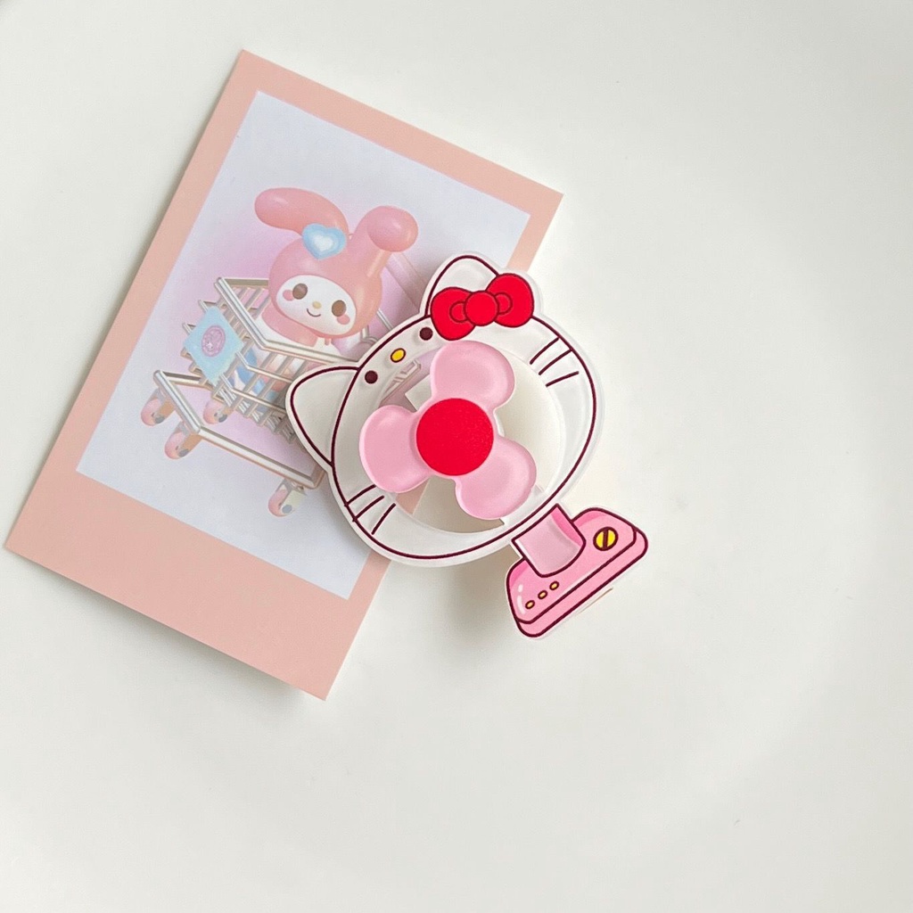 Kẹp Tóc Xoay Hình Vịt Hoạt Hình Ba Chiều Sáng Tạo Vui Nhộn Và Dễ Thương