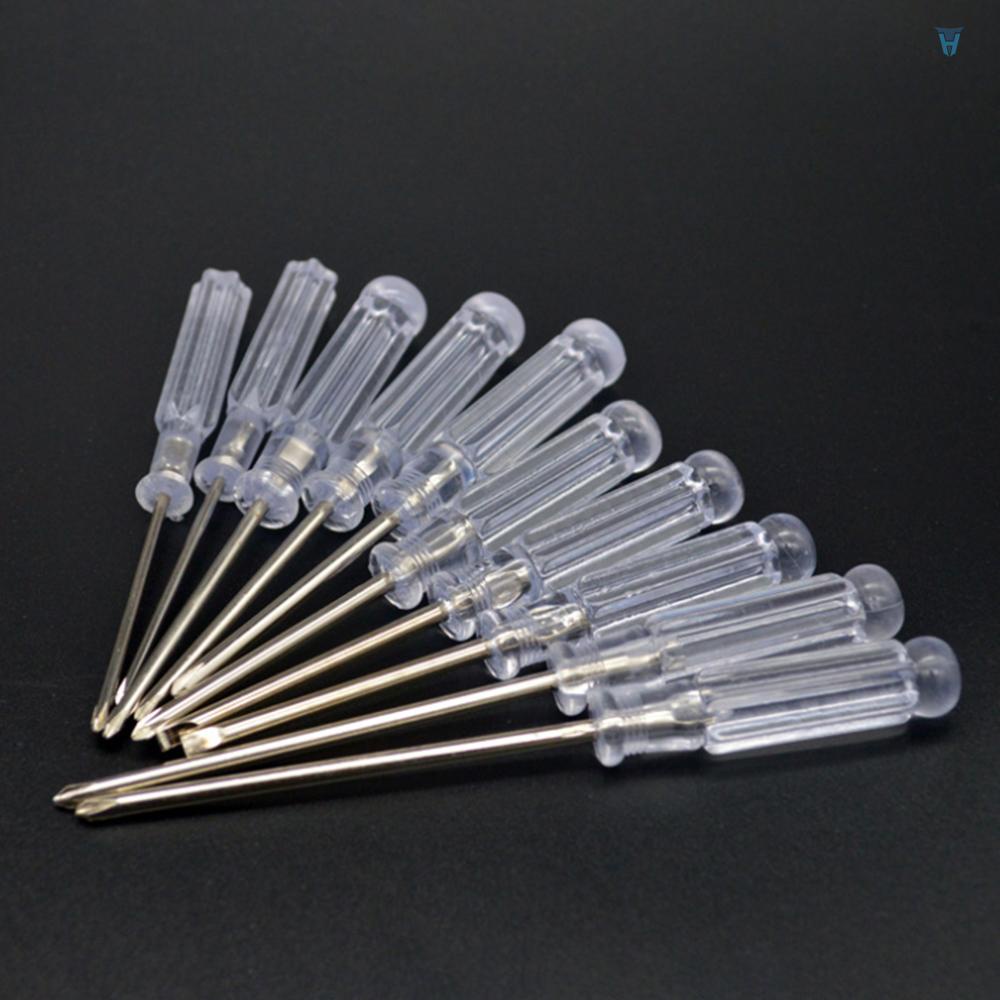 Bộ 5 Tuốc Nơ Vít Phillips Mini Trong Suốt Dùng Để Sửa Chữa Máy Tính