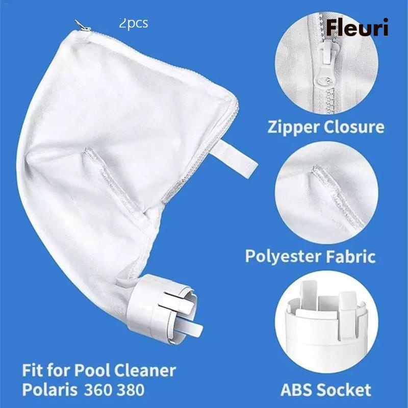 Túi Lọc Vệ Sinh Hồ Bơi 360 Độ Có Khóa Kéo Tiện Dụng