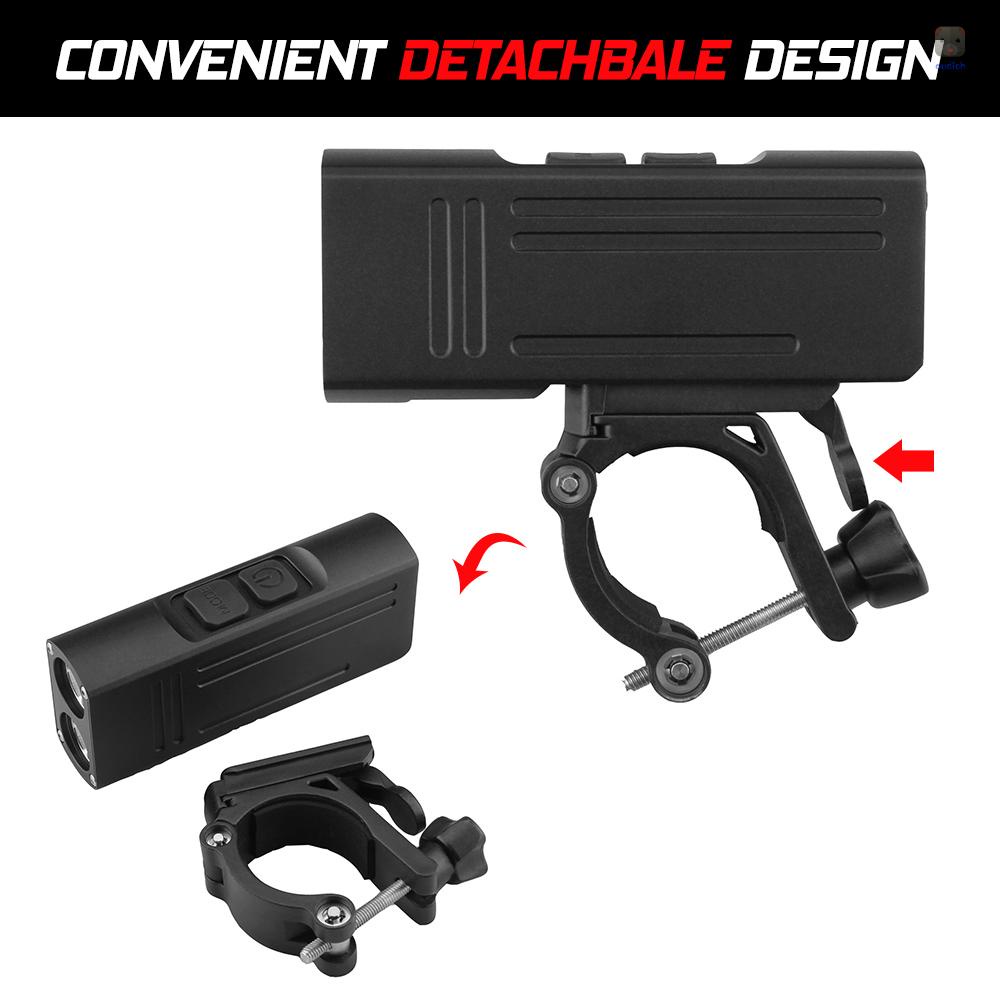 Đèn Pha LED IP68 Chống Thấm Nước Kèm Sạc USB Chuyên Dụng Cho Xe Đạp