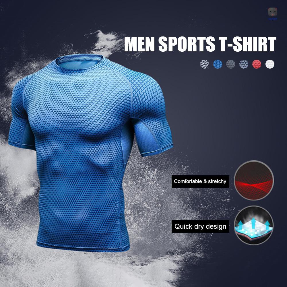 Áo Thun Thể Thao Tay Ngắn Cổ Tròn In Họa Tiết 3D Nhanh Khô Thời Trang Cho Nam