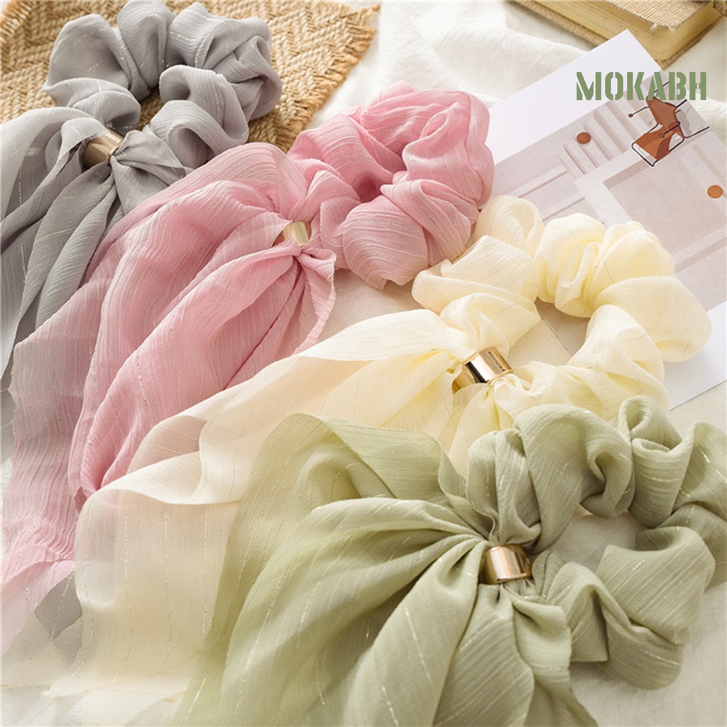 Dây Buộc Tóc Hai Lớp Bằng Ren Dễ Thương Dành Cho Nữ