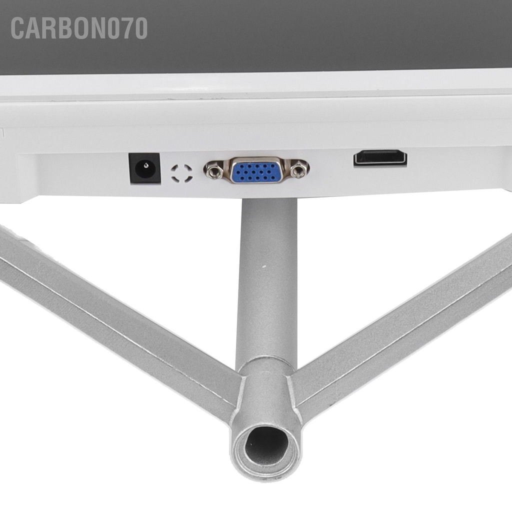 Carbon070 Màn hình 21 5 inch 16:10 75Hz 1920x1080 máy tính để bàn cổng VGA DC Ultra Slim HD cho ngành công nghiệp 100‑240V
