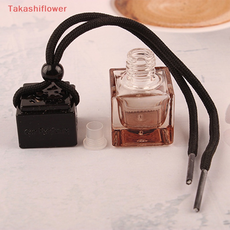 1 Chai Rỗng 8ML Hình Vuông Màu Đen Đựng Mỹ Phẩm Tiện Dụng Cho Xe Hơi