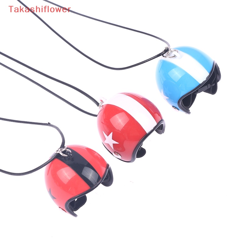 Móc Khóa Mũ Bảo Hiểm Xe Máy Takashiflower Cứng Dành Cho Nam Và Nữ Làm Quà Tặng