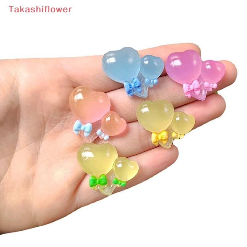 Bộ 5 Bong Bóng Trái Tim Màu Sắc Ngẫu Nhiên