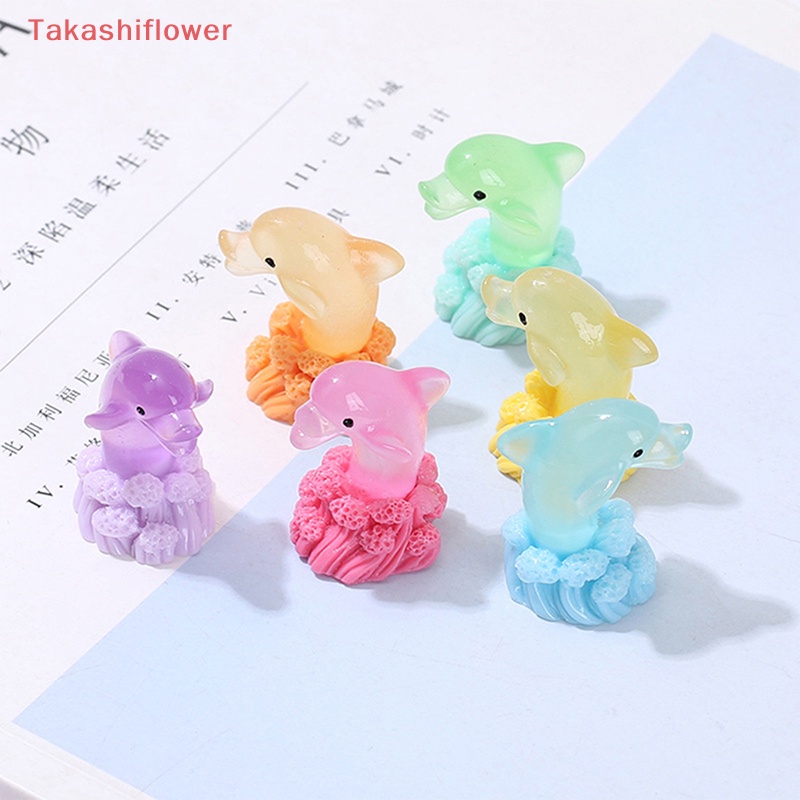 1 Mô Hình Cá Heo Phun Nước Ba Chiều Phát Sáng Trang Trí Nhà Búp Bê