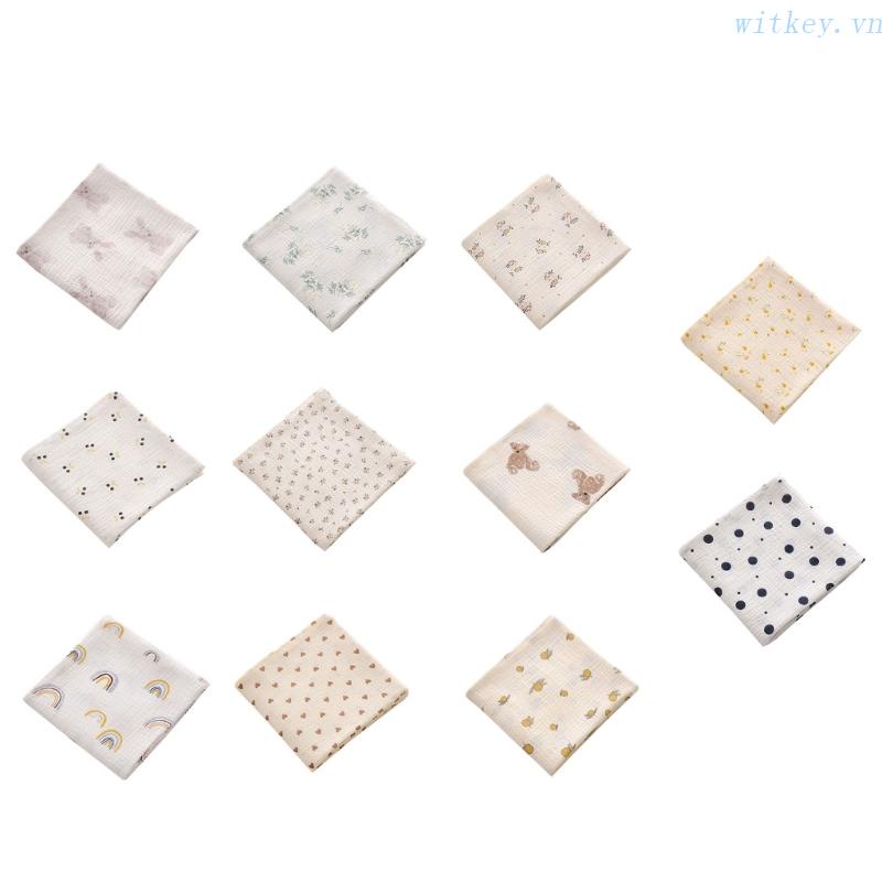 Chăn Quấn Em Bé Bằng Cotton Mềm Cỡ Lớn Phong Cách Muslin