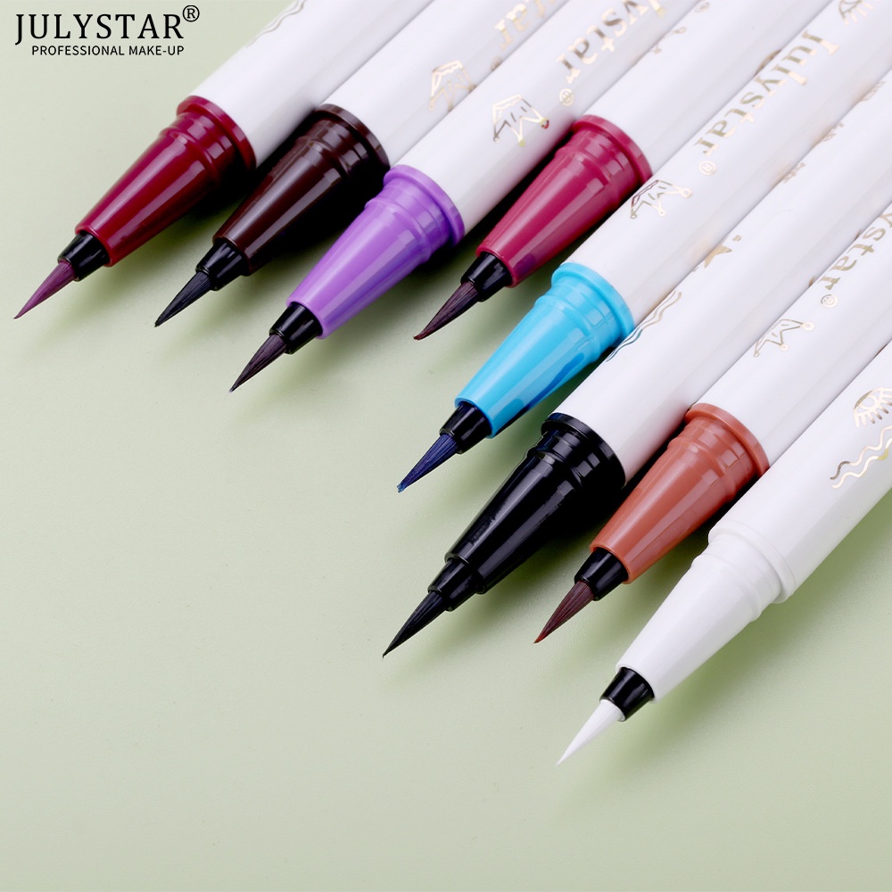 Bút Kẻ Mắt Julystar Dạng Lỏng Chống Thấm Nước Lâu Trôi Nhanh Khô Mềm Mượt