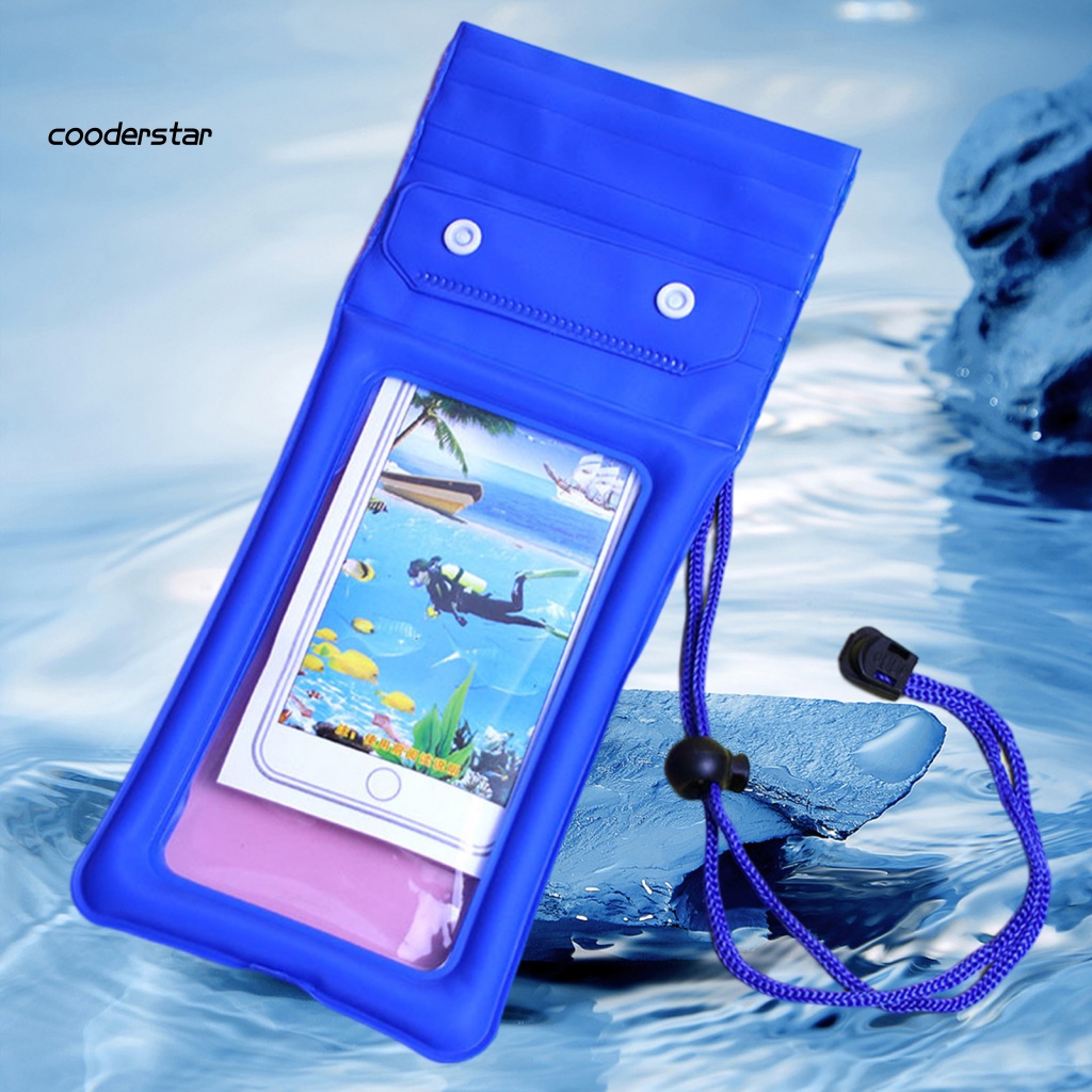 Túi Đựng Điện Thoại Di Động Trong Suốt Có Khóa An Toàn Dưới Nước