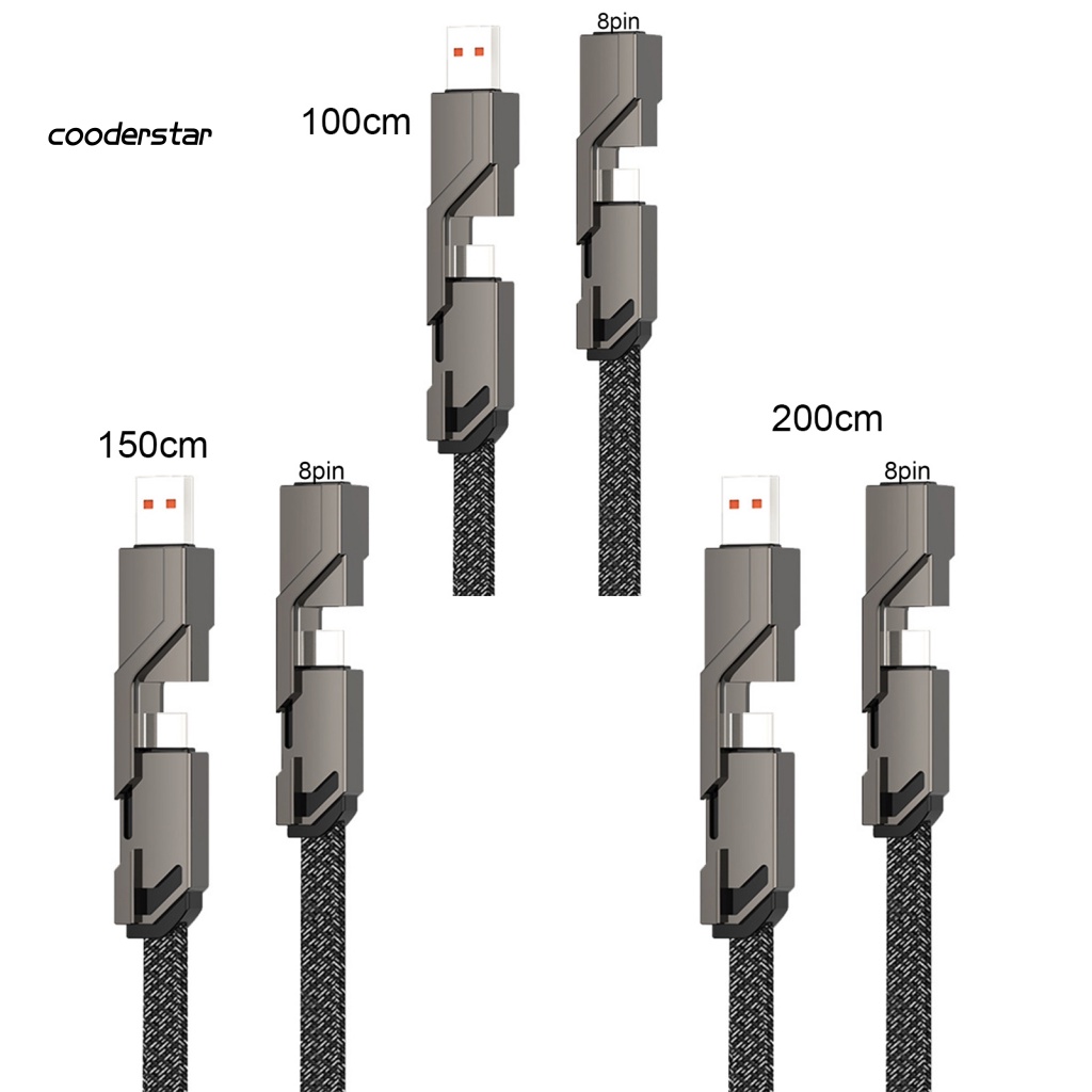 Dây Cáp Sạc Điện Thoại Hai Đầu Chống Rối Tiện Dụng