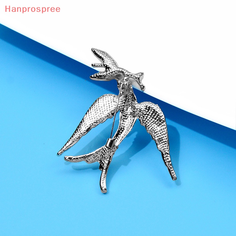 Ghim Cài Áo Hình Chú Chim Bay Đính Đá Thời Trang Cho Nữ