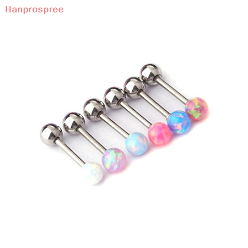 1 Khuyên Tai Dạng Xoắn Ốc Đính Đá Opal Nhiều Màu Sắc Cho Nữ