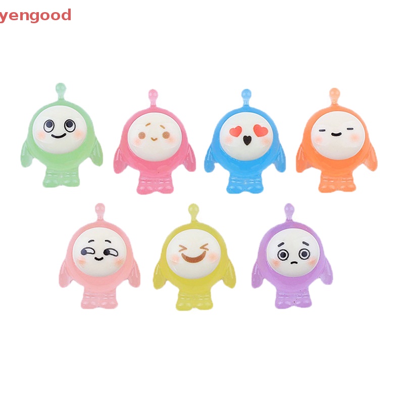 Set 5 Đồ trang trí Nhân Vật Hoạt Hình Bằng Nhựa Resin Phát Quang Trang Trí Sân Vườn / Xe Hơi